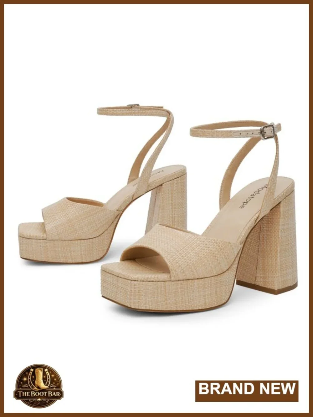 Platform Heels Open Toe Chunky Heel Ankle Strap Pumps Sandals Wedding Party